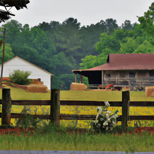 Rural homes in Durham, North Carolina