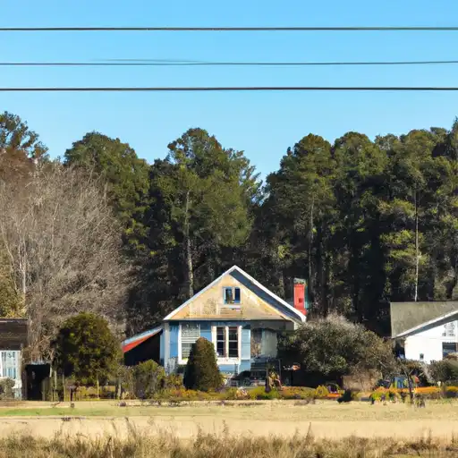 Rural homes in Hoke, North Carolina