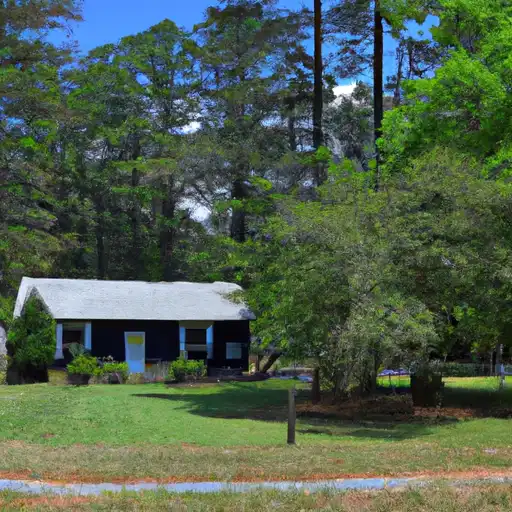 Rural homes in Hyde, North Carolina