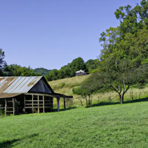 Rural homes in Jackson, North Carolina