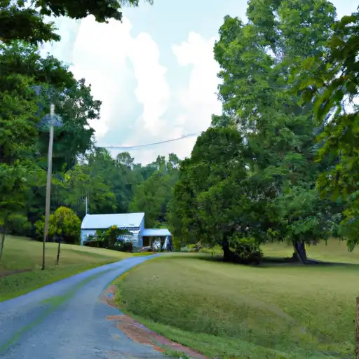 Rural homes in Lincoln, North Carolina