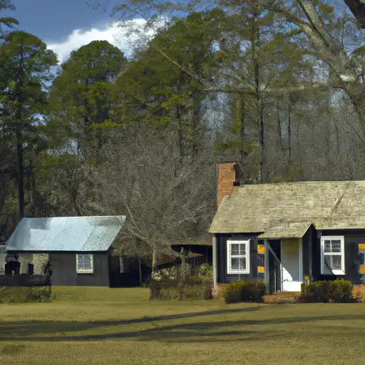 Rural homes in Mecklenburg, North Carolina