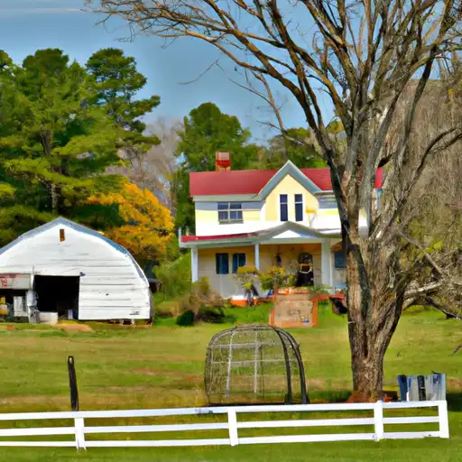 Rural homes in Northampton, North Carolina