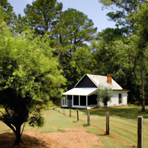 Rural homes in Orange, North Carolina