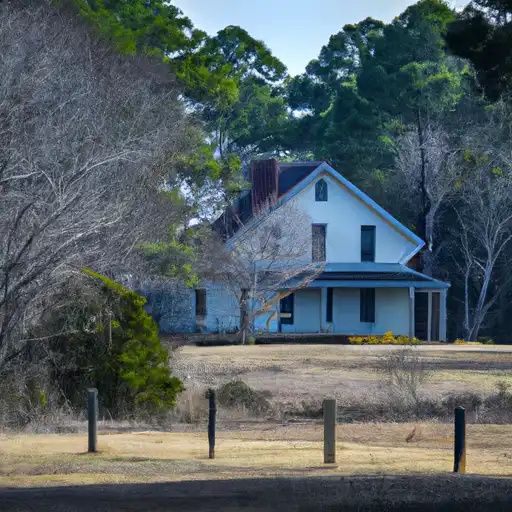 Rural homes in Pasquotank, North Carolina