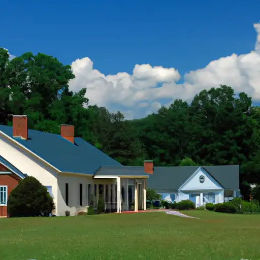 Rural homes in Rockingham, North Carolina