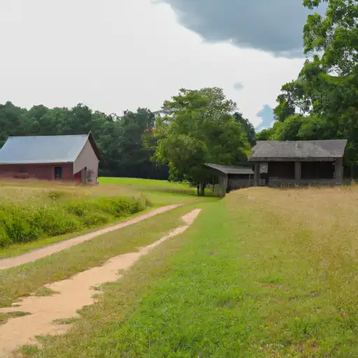 Rural homes in Rowan, North Carolina