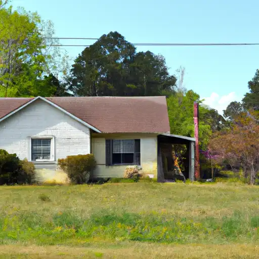 Rural homes in Sampson, North Carolina
