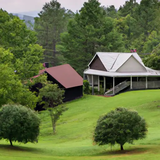 Rural homes in Stokes, North Carolina
