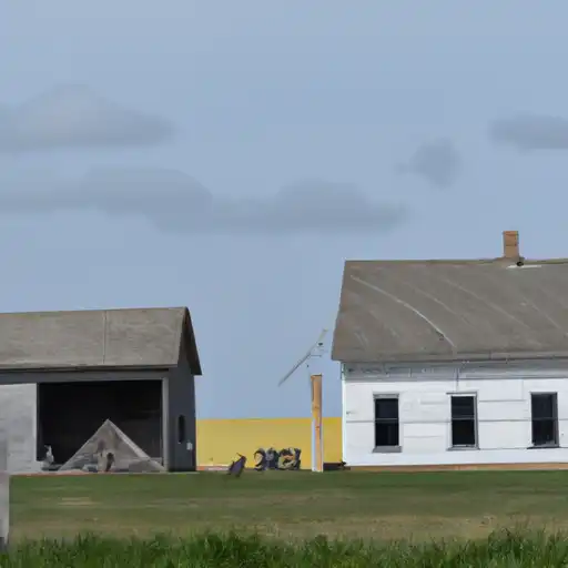 Rural homes in Adams, North Dakota