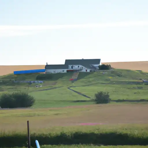 Rural homes in Barnes, North Dakota