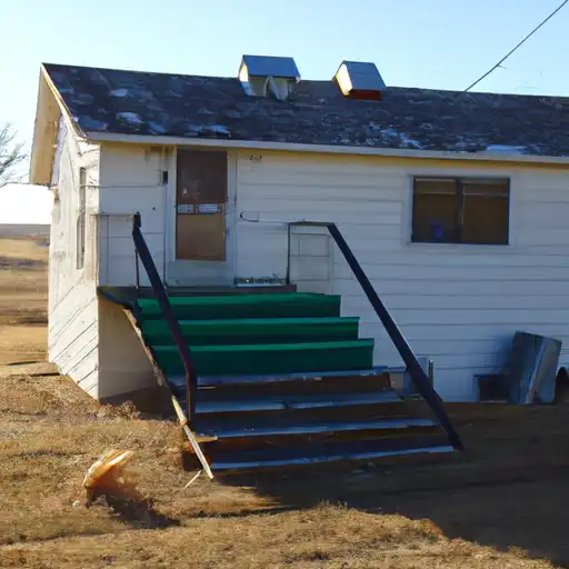 Rural homes in Billings, North Dakota