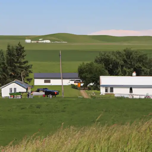 Rural homes in Cass, North Dakota