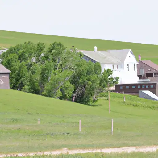 Rural homes in Dunn, North Dakota