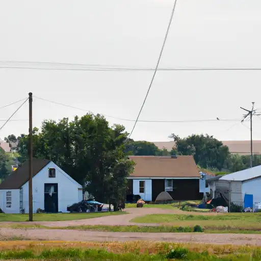 Rural homes in Eddy, North Dakota