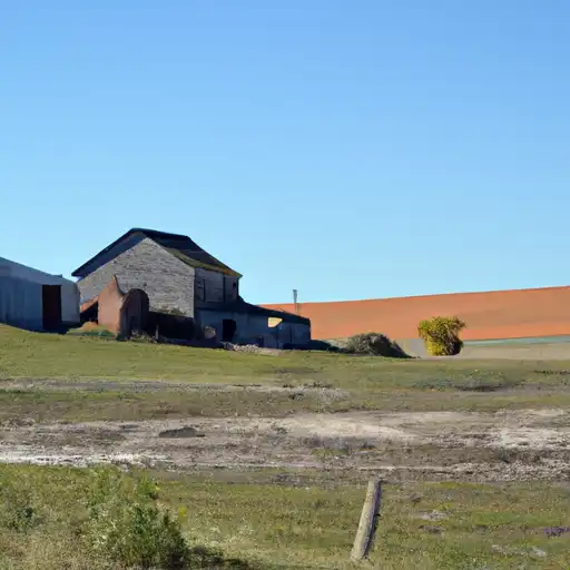 Rural homes in Foster, North Dakota