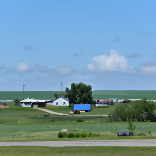 Rural homes in McIntosh, North Dakota