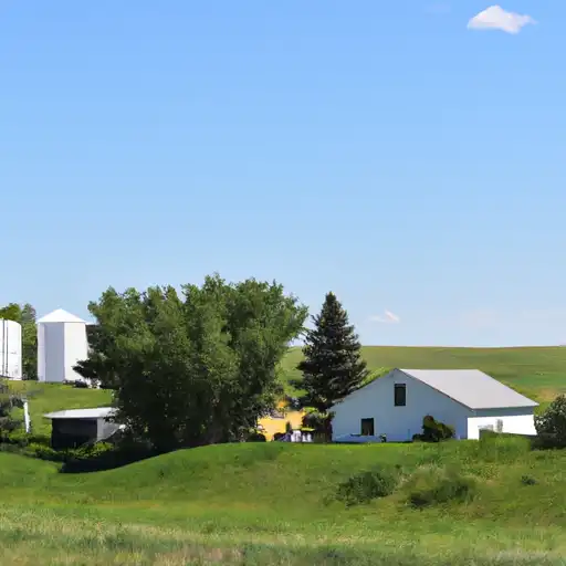 Rural homes in Mountrail, North Dakota