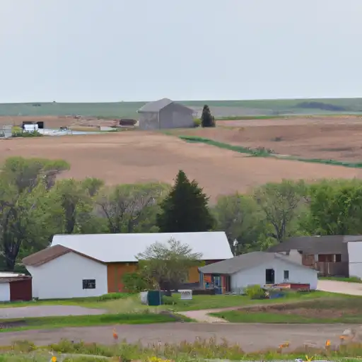 Rural homes in Ramsey, North Dakota