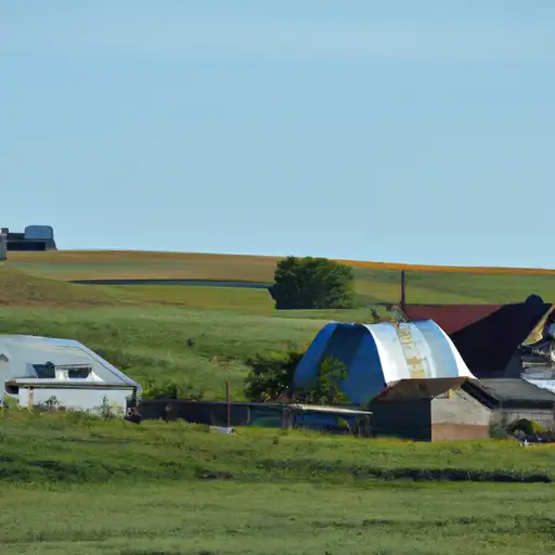 Rural homes in Richland, North Dakota