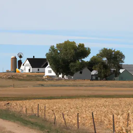 Rural homes in Blaine, Nebraska