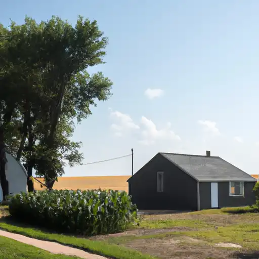 Rural homes in Cherry, Nebraska