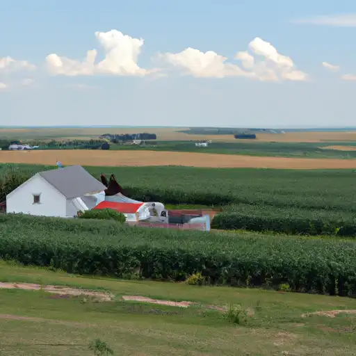 Rural homes in Cheyenne, Nebraska