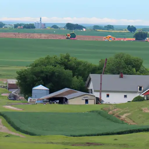 Rural homes in Colfax, Nebraska