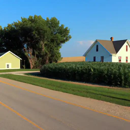 Rural homes in Dakota, Nebraska