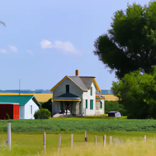 Rural homes in Deuel, Nebraska