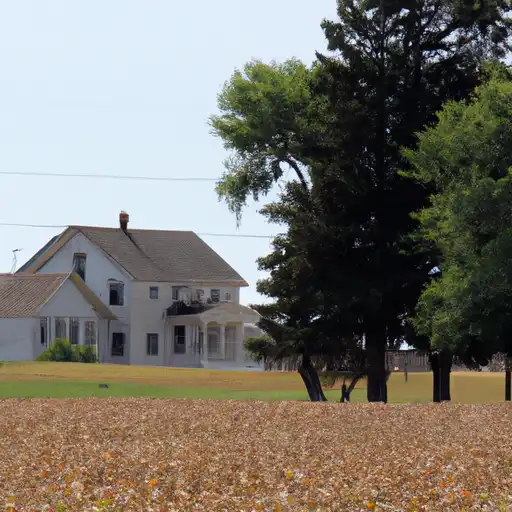 Rural homes in Dixon, Nebraska