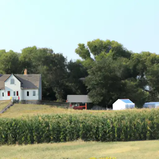 Rural homes in Franklin, Nebraska