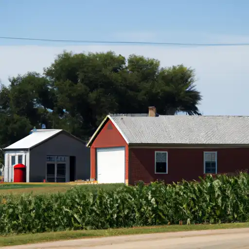 Rural homes in Gage, Nebraska