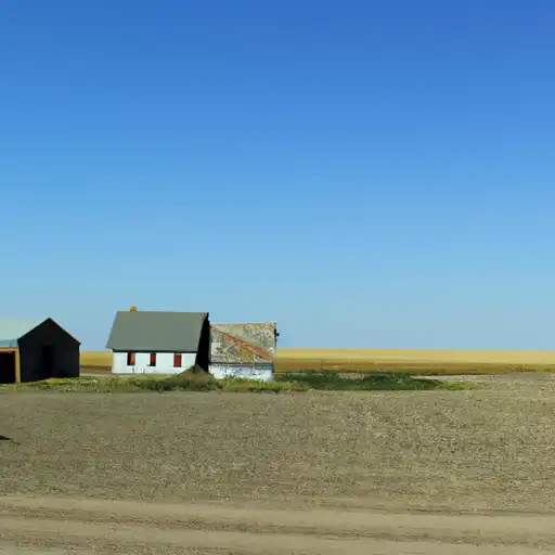 Rural homes in Garden, Nebraska