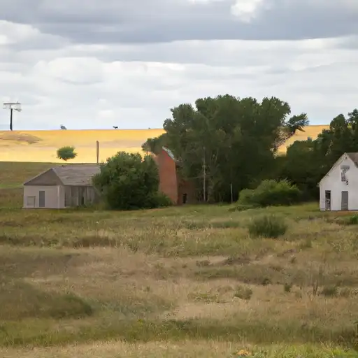 Rural homes in Gosper, Nebraska