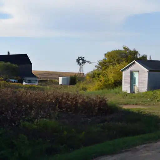 Rural homes in Hitchcock, Nebraska