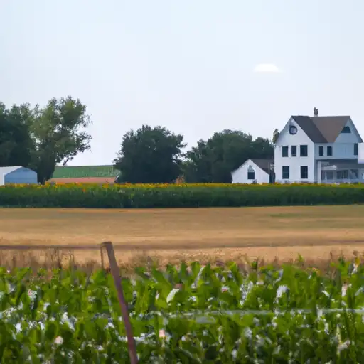 Rural homes in Howard, Nebraska