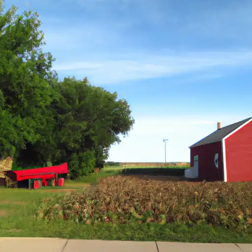 Rural homes in Kearney, Nebraska