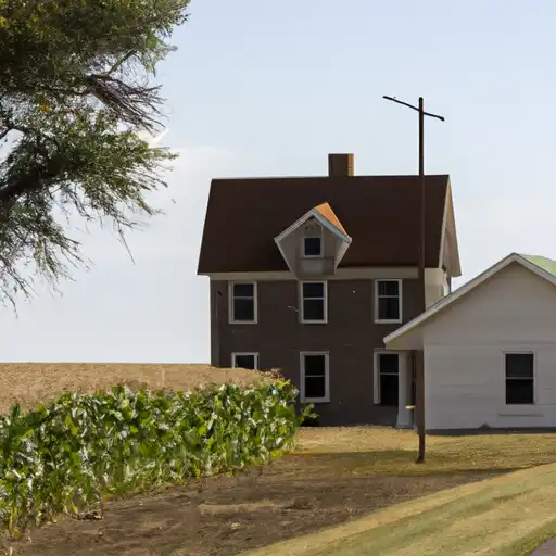 Rural homes in Knox, Nebraska