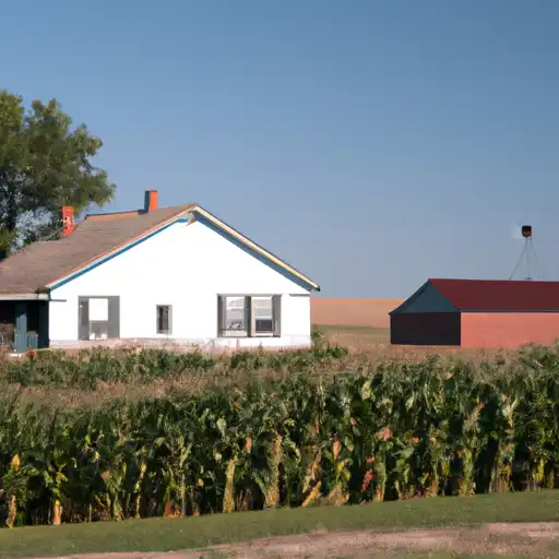 Rural homes in Madison, Nebraska