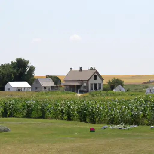 Rural homes in Nance, Nebraska