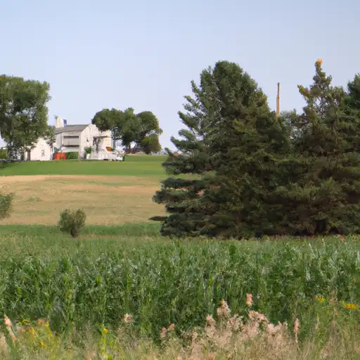 Rural homes in Nemaha, Nebraska