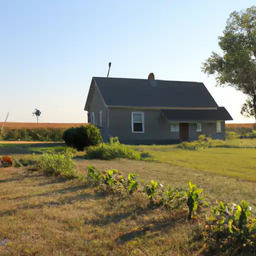 Rural homes in Sarpy, Nebraska