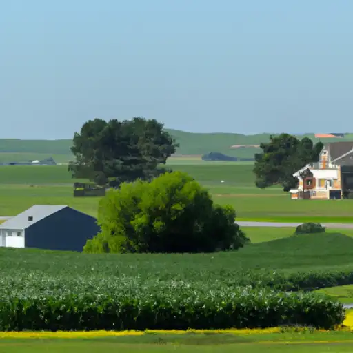 Rural homes in Sioux, Nebraska