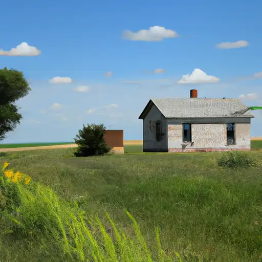 Rural homes in Thayer, Nebraska