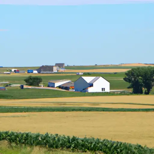 Rural homes in Valley, Nebraska