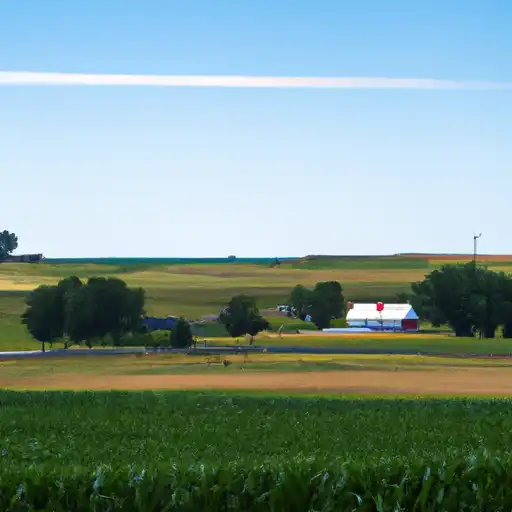 Rural homes in Washington, Nebraska