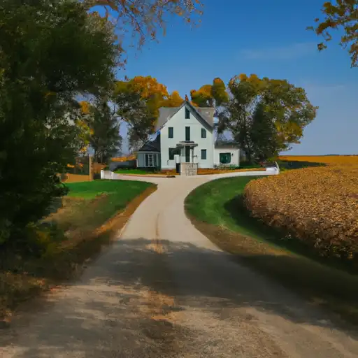 Rural homes in York, Nebraska