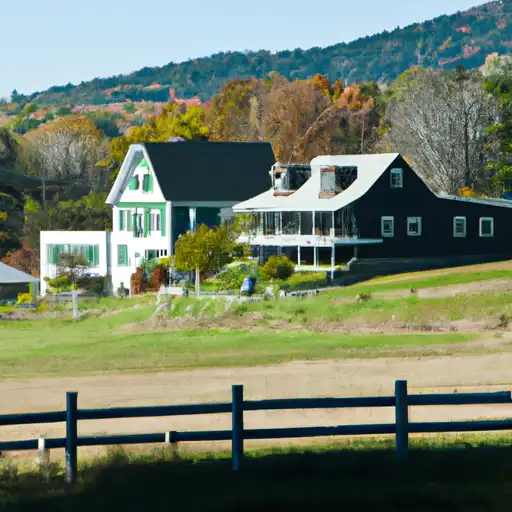 Rural homes in Grafton, New Hampshire
