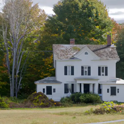 Rural homes in Merrimack, New Hampshire